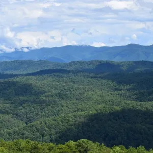 One of the many views you’ll see during the Great Smoky Mountains Foothills Parkway guided jeep tour