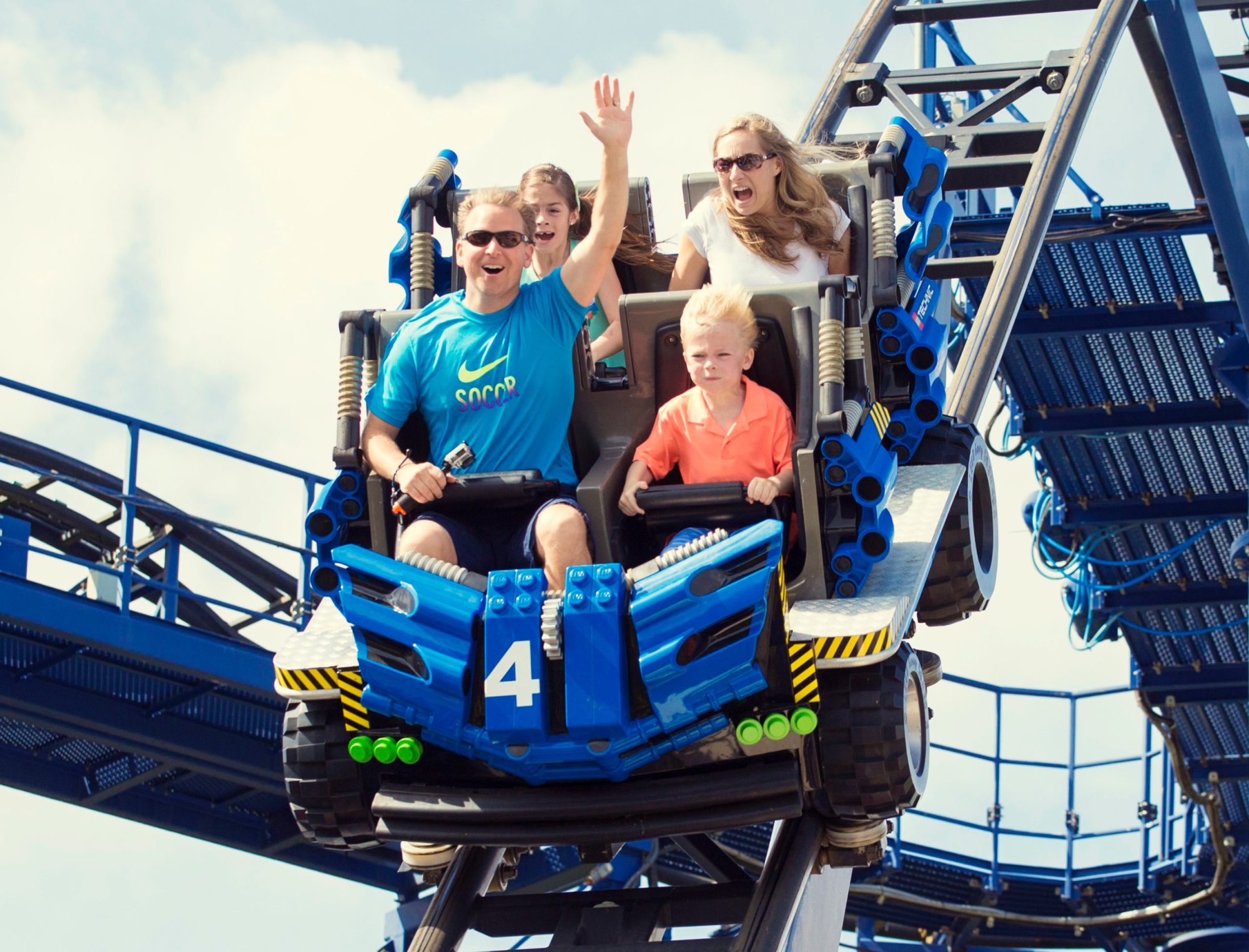 Roller Coasters are fun for the entire family. Roller Coasters are fun for the entire family.