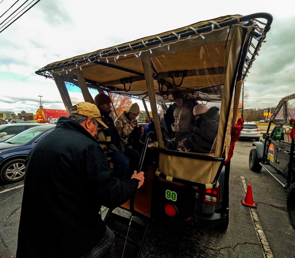 a person standing on a boat
