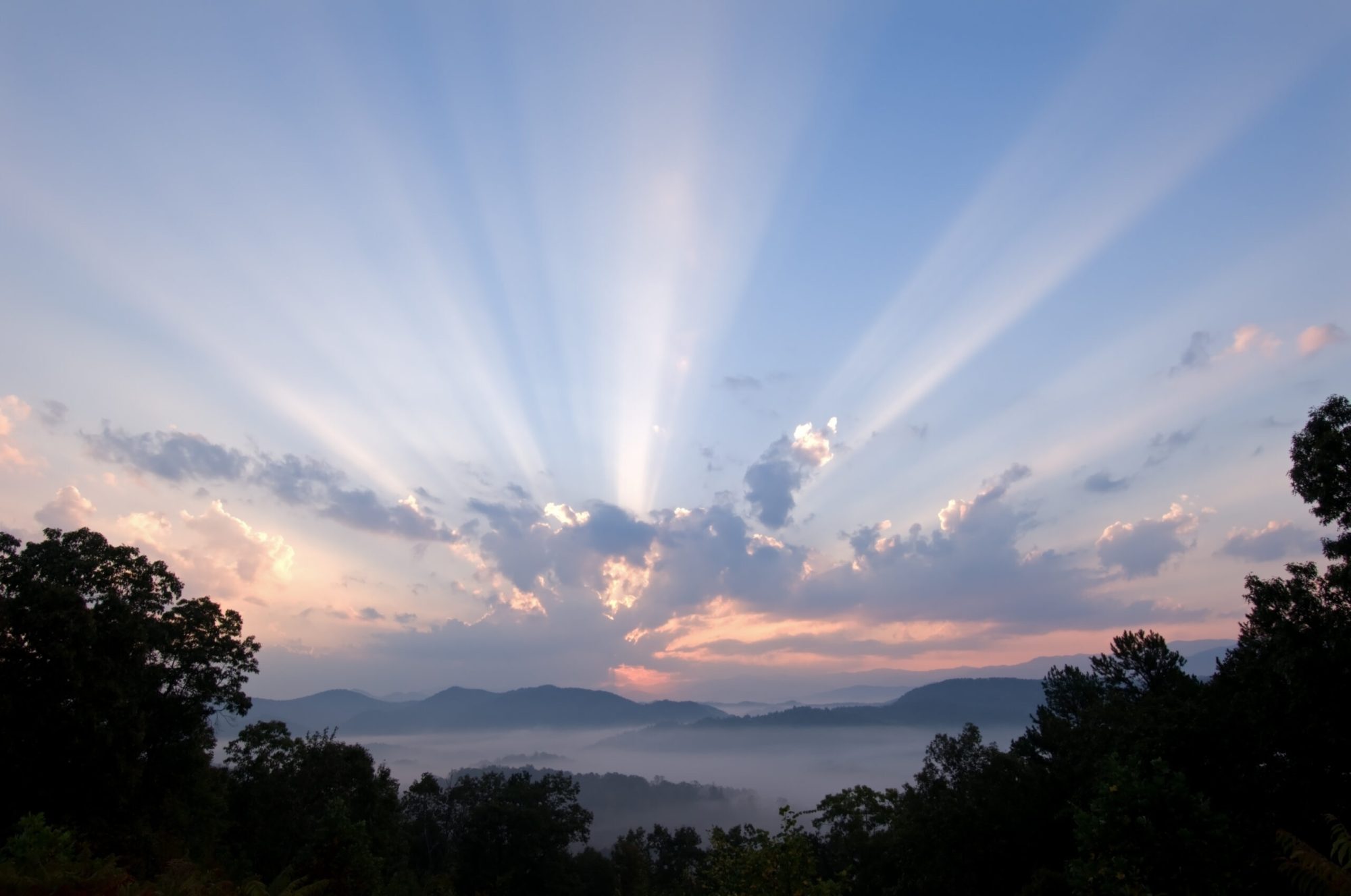 Sunrise in Great Smoky Mountains National Park Sunrise in Great Smoky Mountains National Park