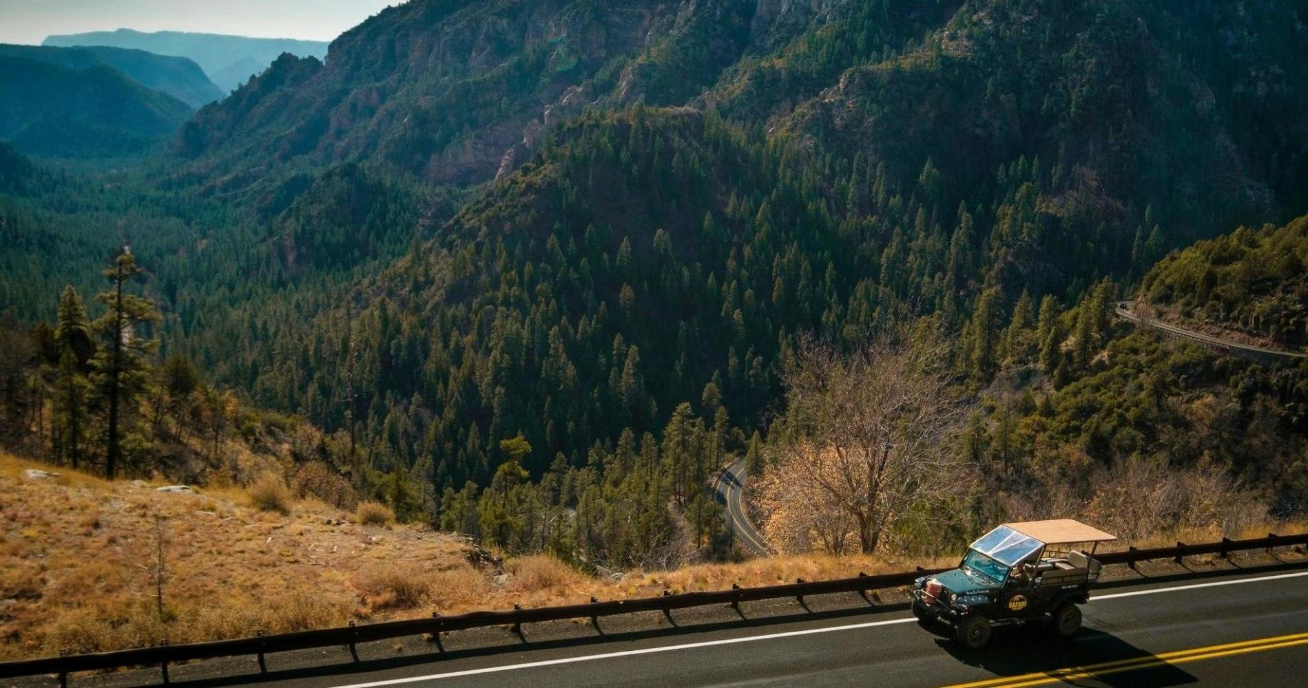 Foothills Parkway in the Great Smoky Mountains National Park.