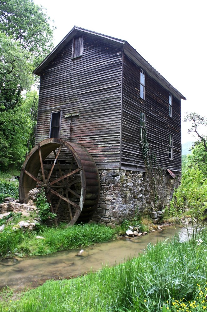 An old mill in the Great Smoky Mountains National Park
